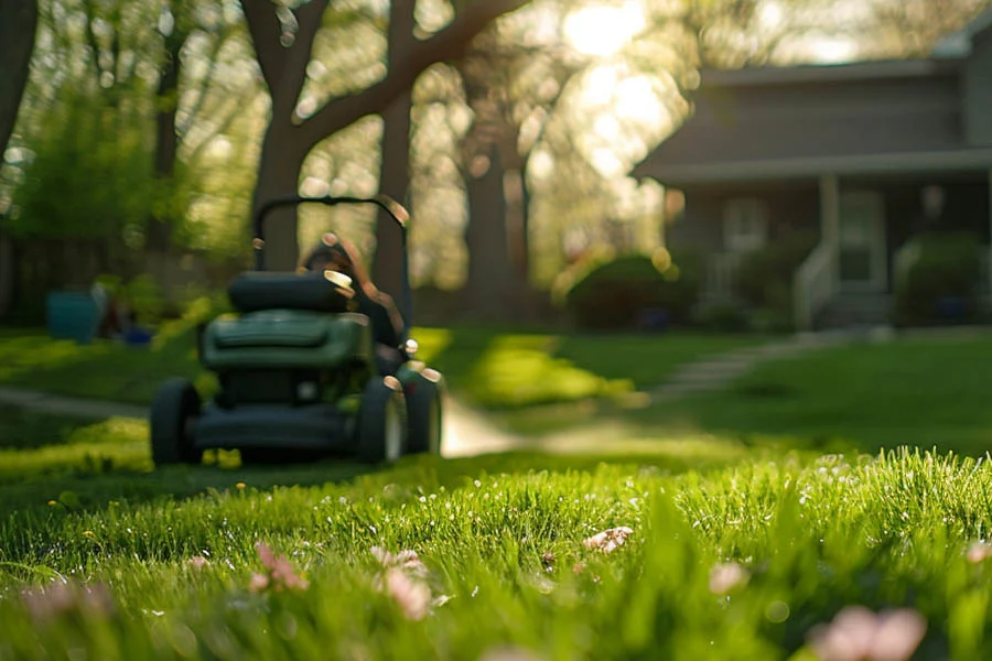 compact lawn mower